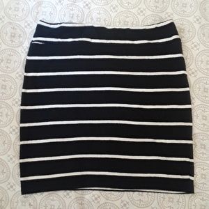 Striped Mini Skirt
